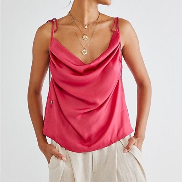 Free People Hattie Silky Tunic Tank NWT - Picture 1 of 10